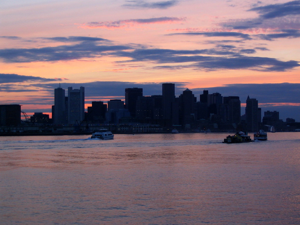 Downtown Boston from the Bay